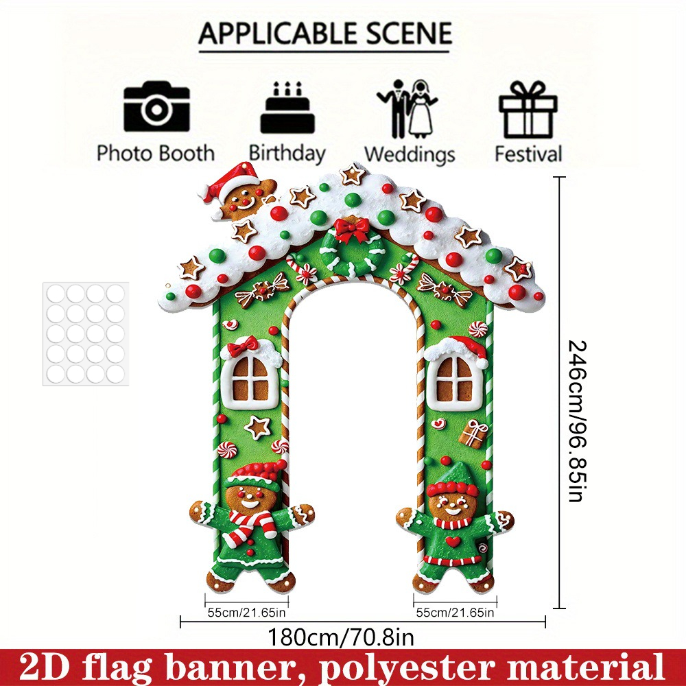 2D FLAT 1 pc Gingerbread House - Home Fragrance Gingerbread ulasan dan harga