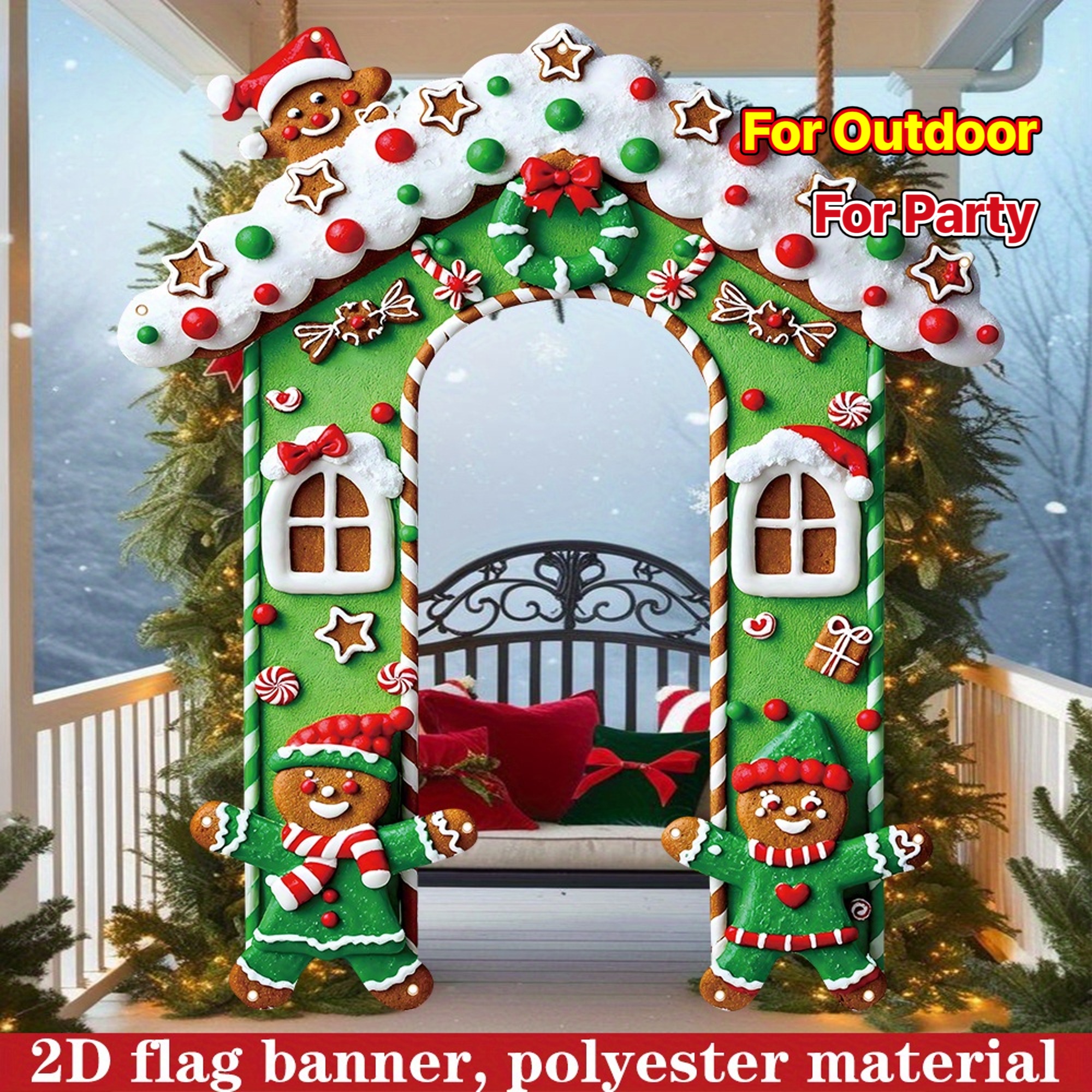 2D FLAT 1 pc Gingerbread House - Home Fragrance Gingerbread ulasan dan harga