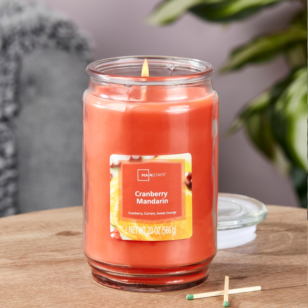 Large 20oz Cranberry Mandarin  - Home Fragrance Us ulasan dan harga