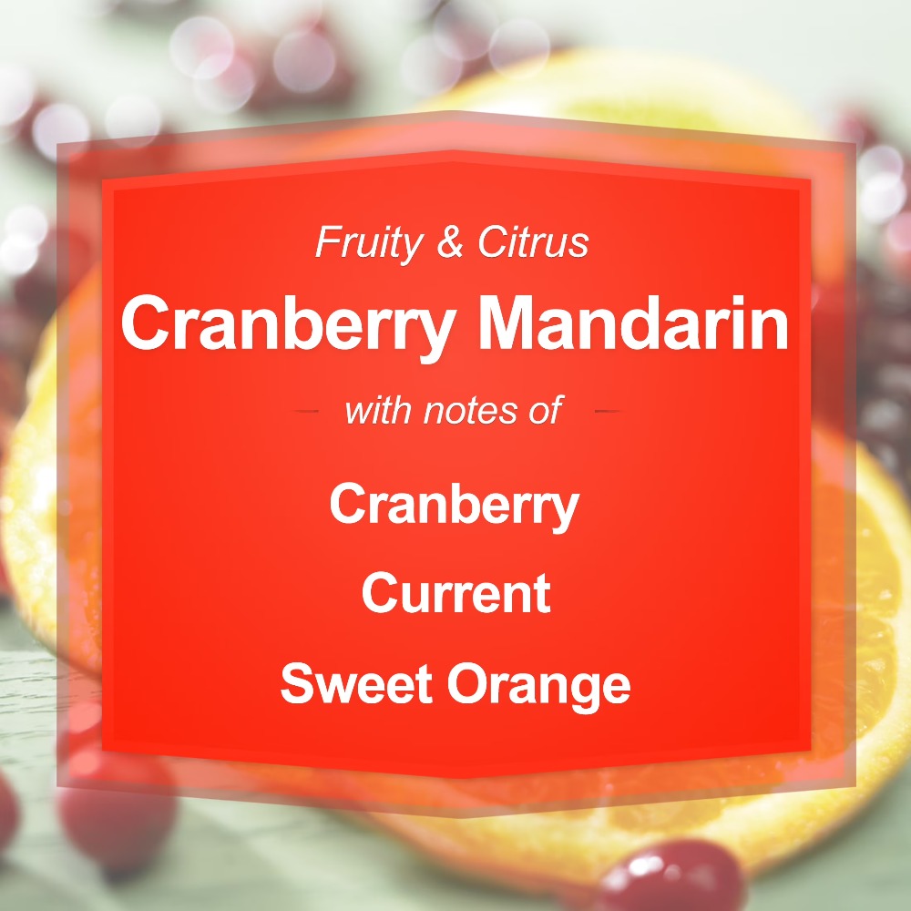 Large 20oz Cranberry Mandarin  - Home Fragrance Us ulasan dan harga