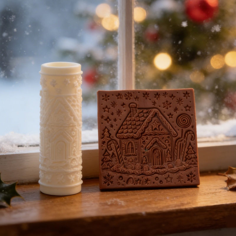 Christmas House Pattern Textur - Home Fragrance Gingerbread ulasan dan harga