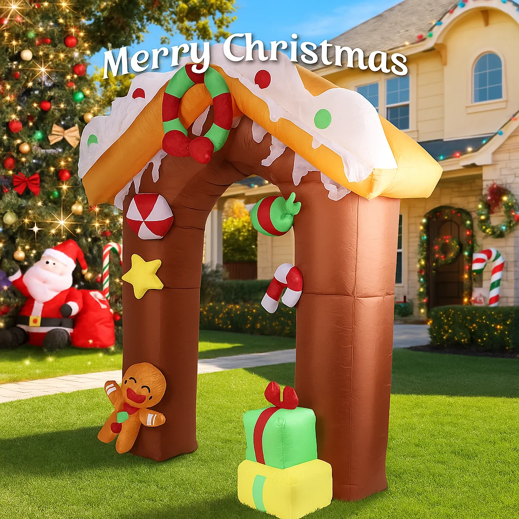 9.84FT LED Light Xmas Inflatab - Home Fragrance Gingerbread ulasan dan harga