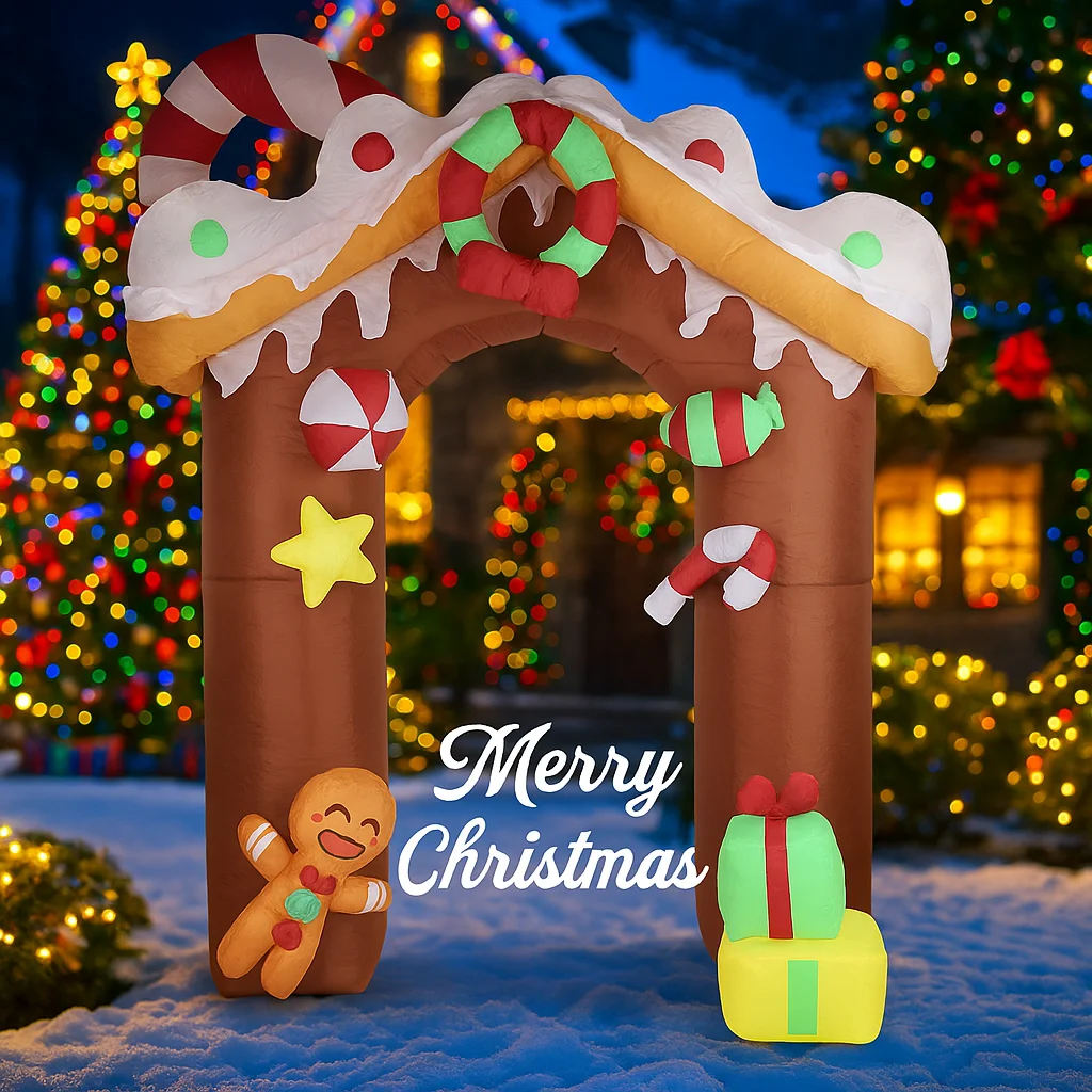 9.84FT LED Light Xmas Inflatab - Home Fragrance Gingerbread ulasan dan harga