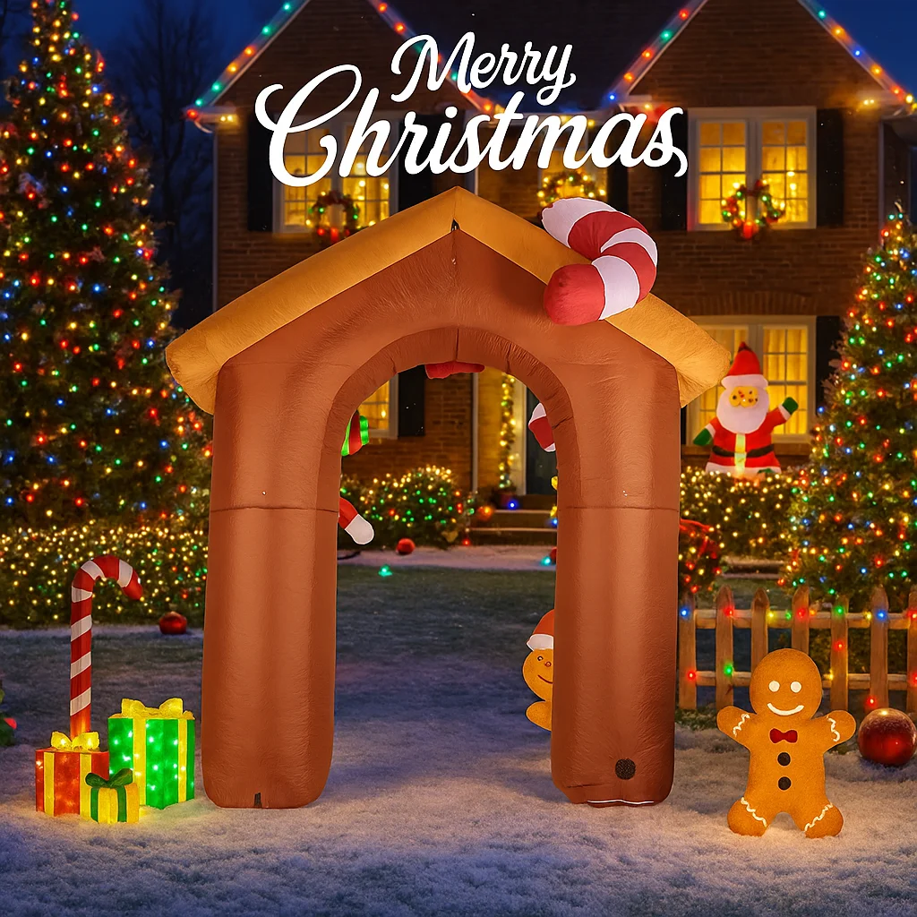 9.84FT LED Light Xmas Inflatab - Home Fragrance Gingerbread ulasan dan harga