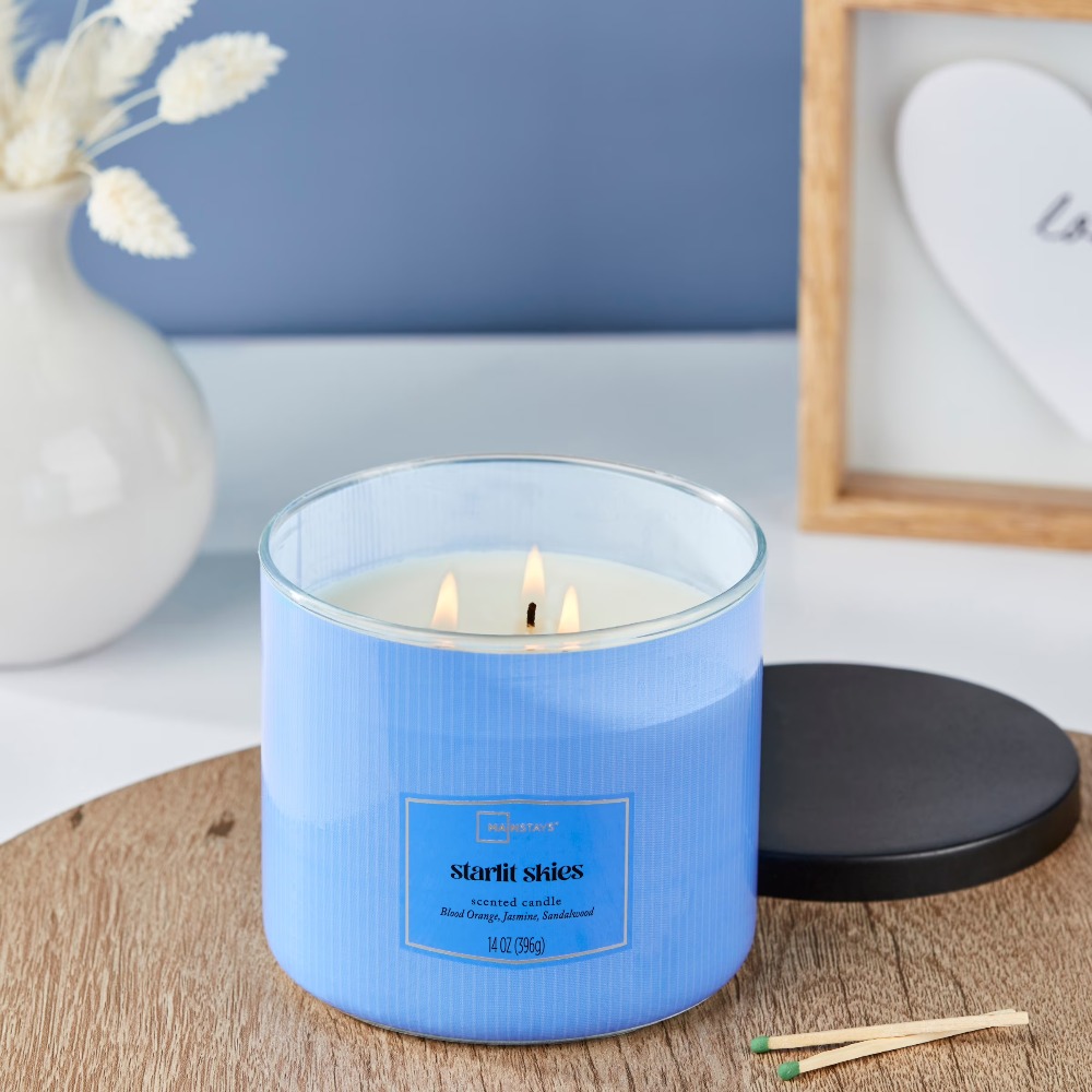 3 Wick Textured Wrapped Scente - Home Fragrance Us ulasan dan harga