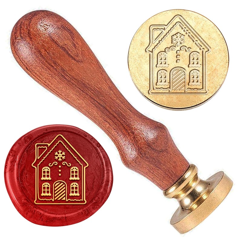 1pcs House Wax Sealing Stamp C - Home Fragrance Gingerbread ulasan dan harga