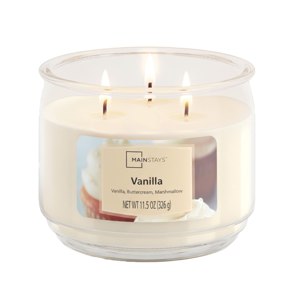 Vanilla Scented Glass Jar Cand - Home Fragrance Us ulasan dan harga