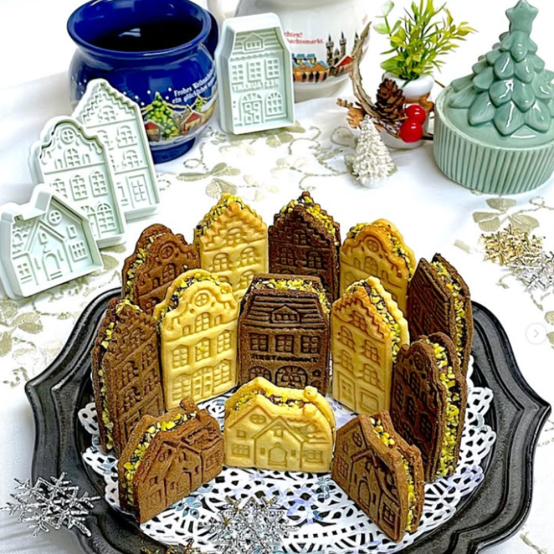 4Pcs Christmas Gingerbread Hou - Home Fragrance Gingerbread ulasan dan harga