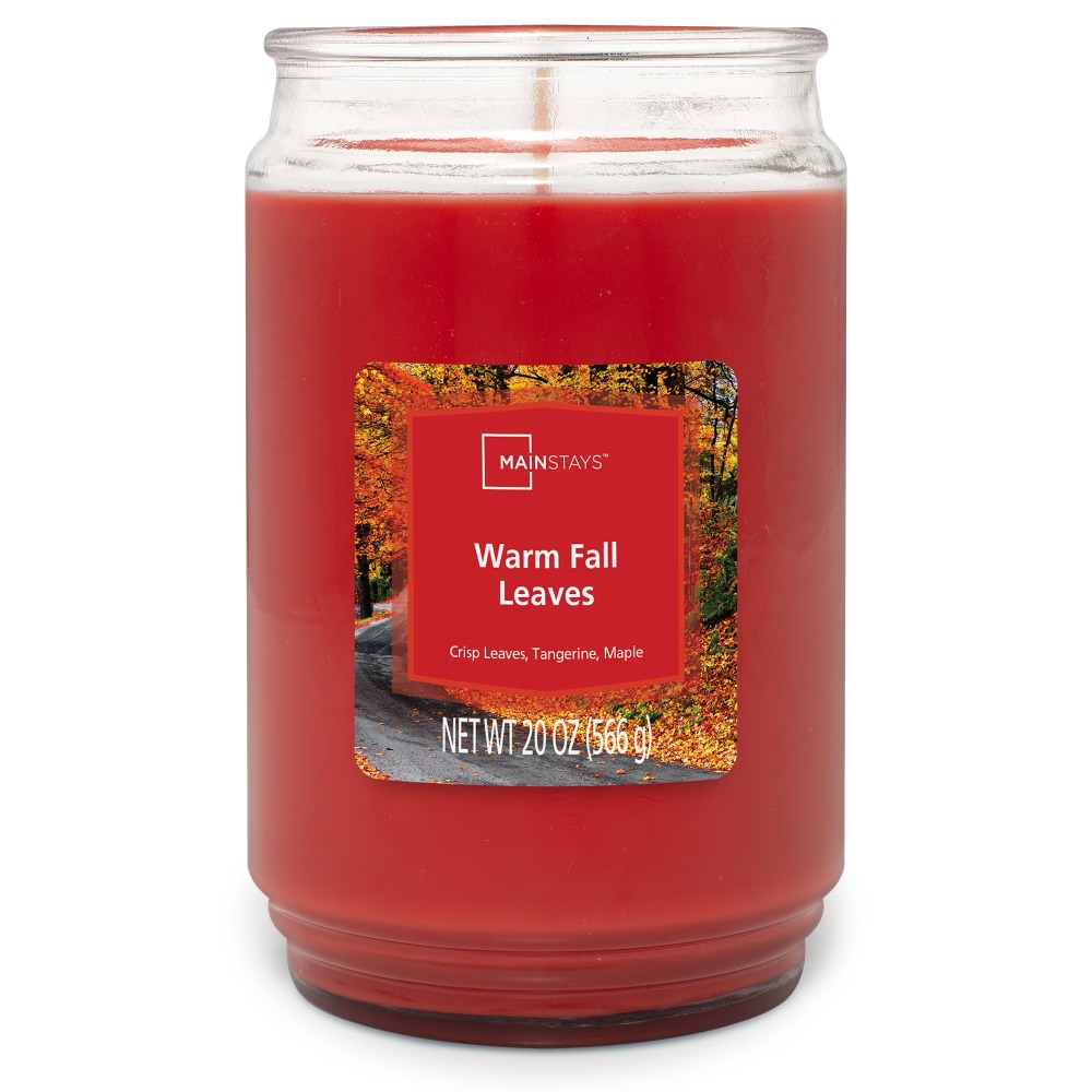 Warm Fall Leaves Scented Candl - Home Fragrance Us ulasan dan harga