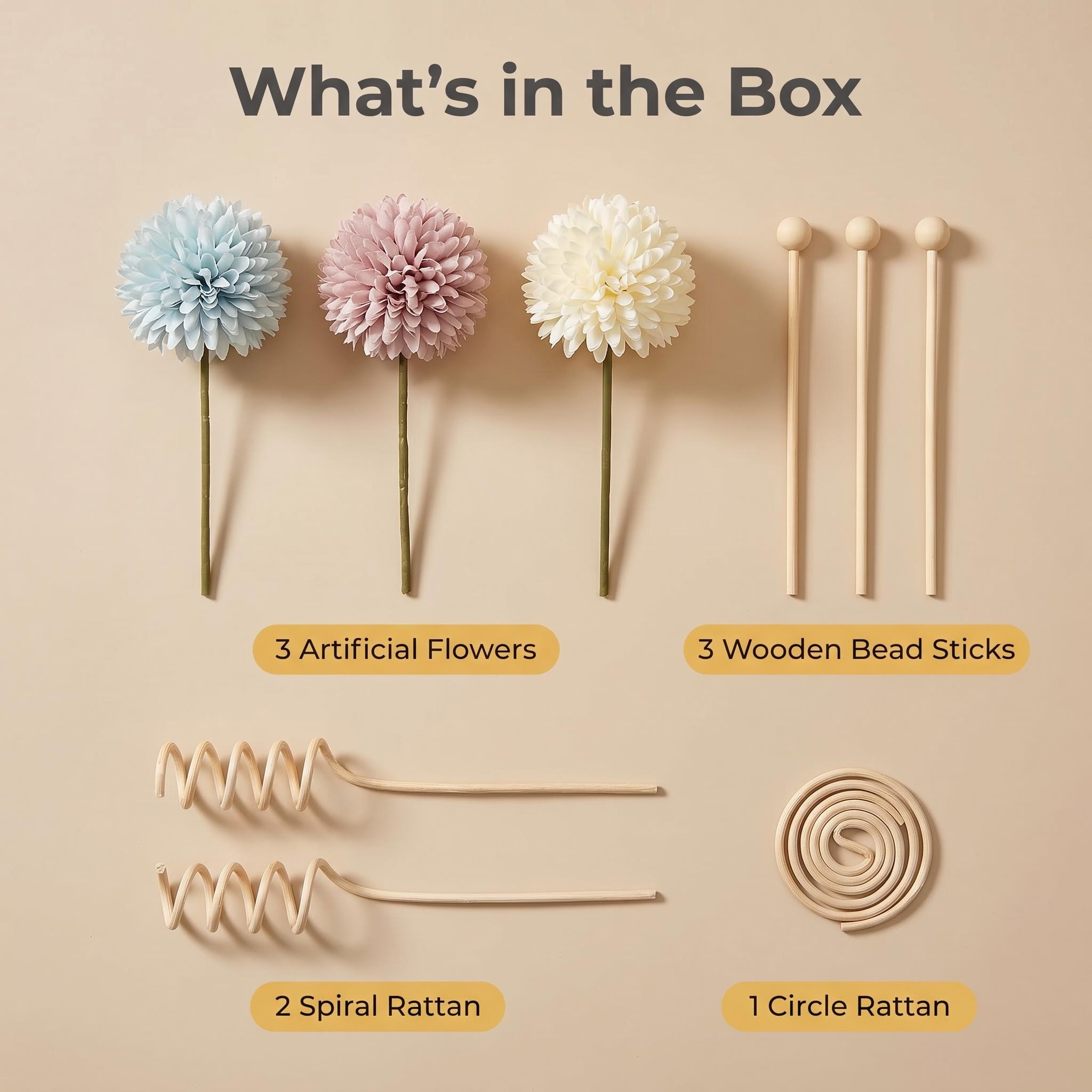 diy diffuser sticks set, artif - Home Fragrance Set ulasan dan harga
