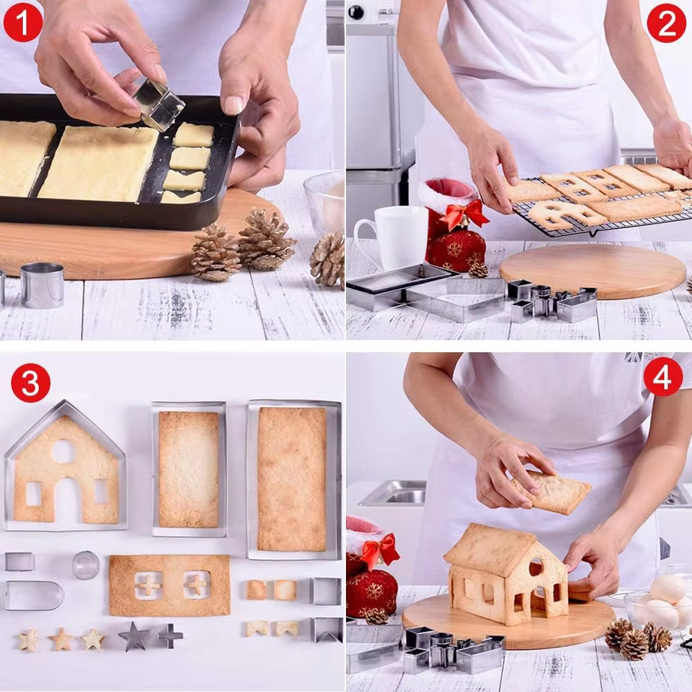10Pcs Gingerbread House Cookie - Home Fragrance Gingerbread ulasan dan harga