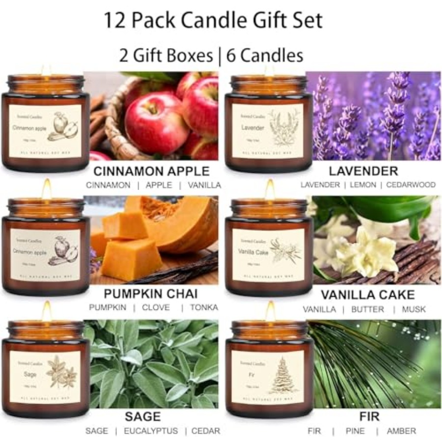 Scented Candles Gift Set for H - Home Fragrance Us ulasan dan harga