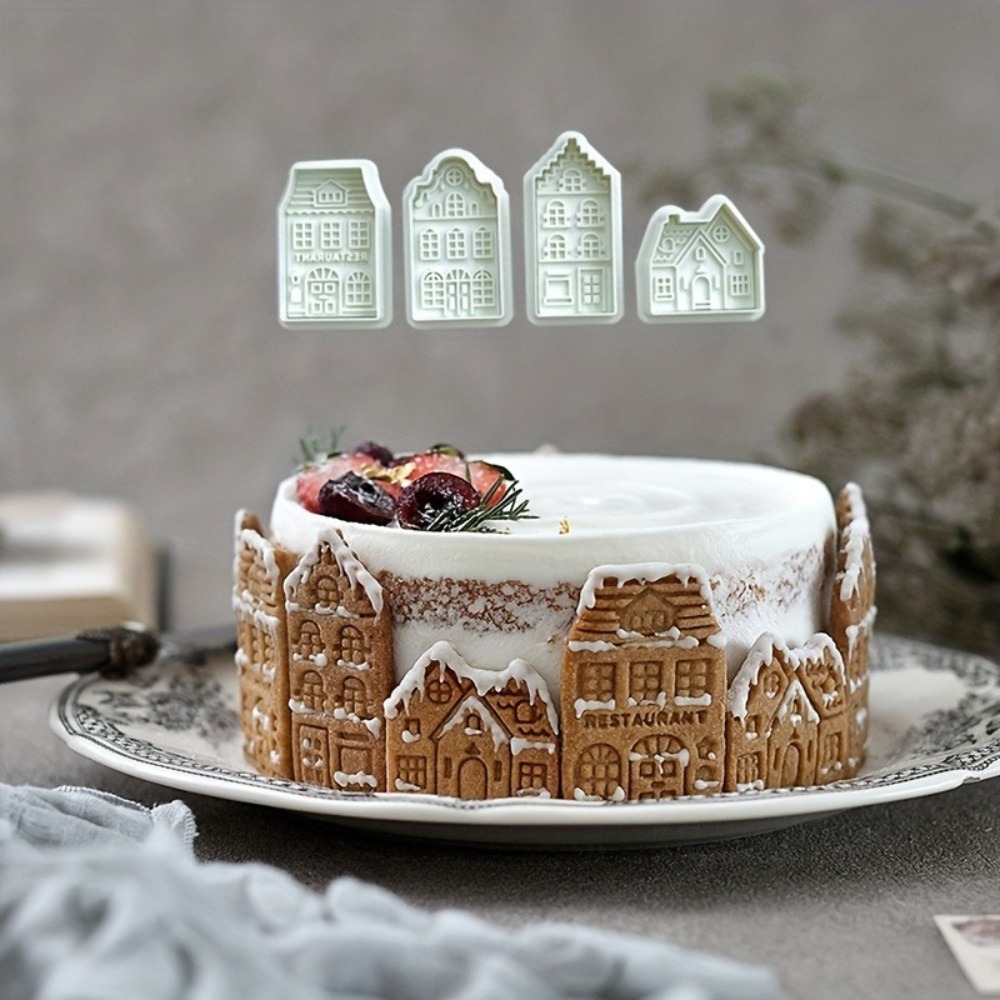 4Pcs Gingerbread House Cookie  - Home Fragrance Gingerbread ulasan dan harga