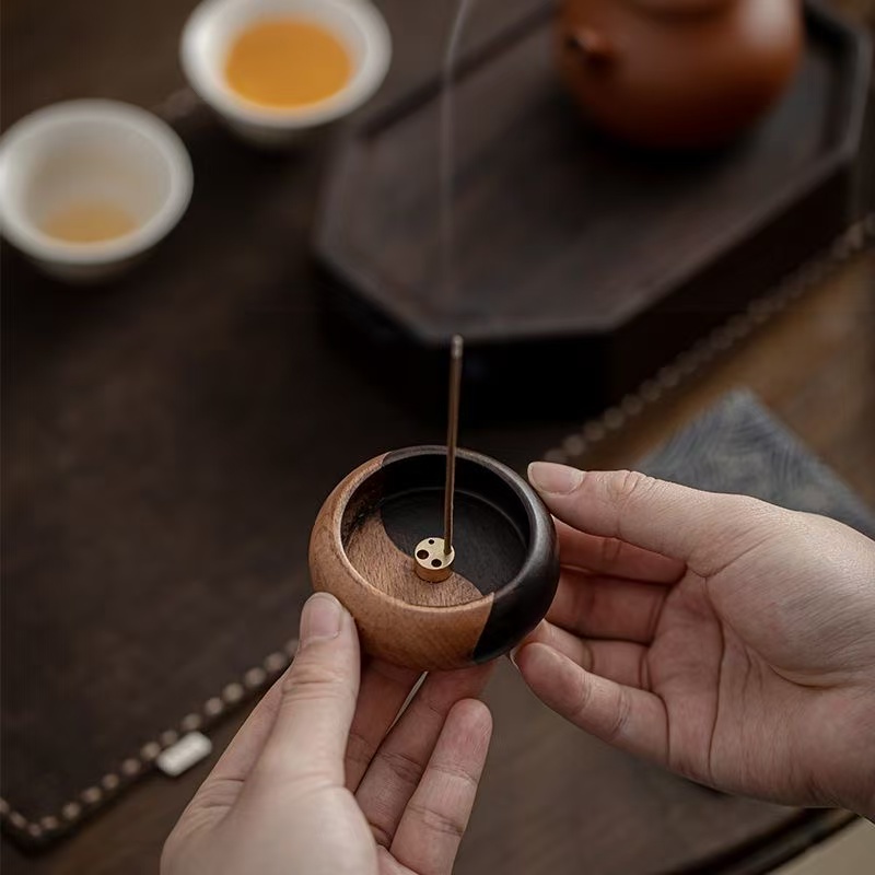 Solid Wood Tai Chi Incense Ins - Shop Home Fragrance ulasan dan harga