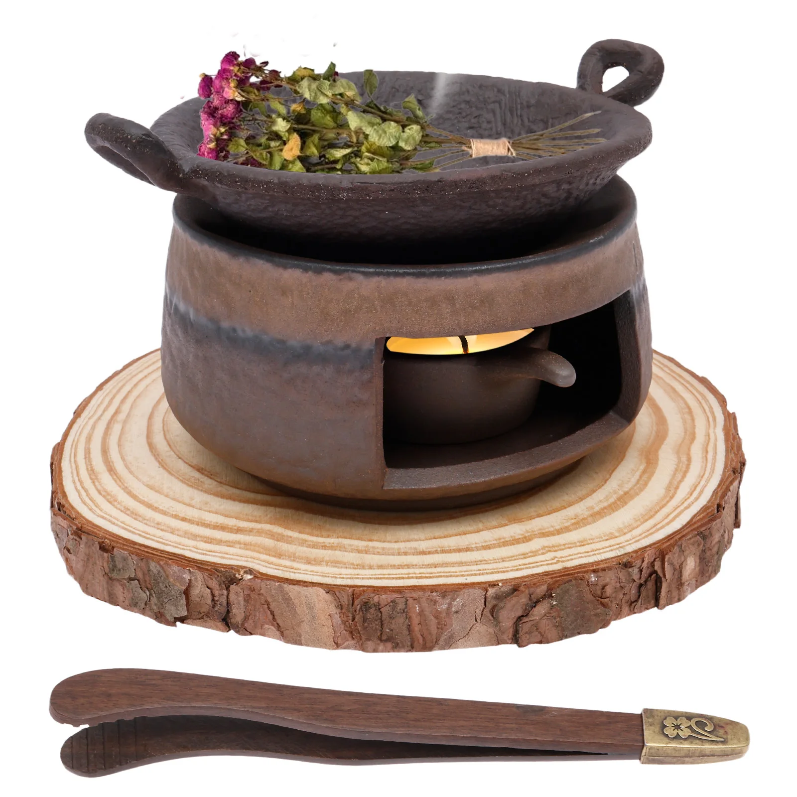 Ceramic Aromatherapy Stove Ess - Home Fragrance Set ulasan dan harga