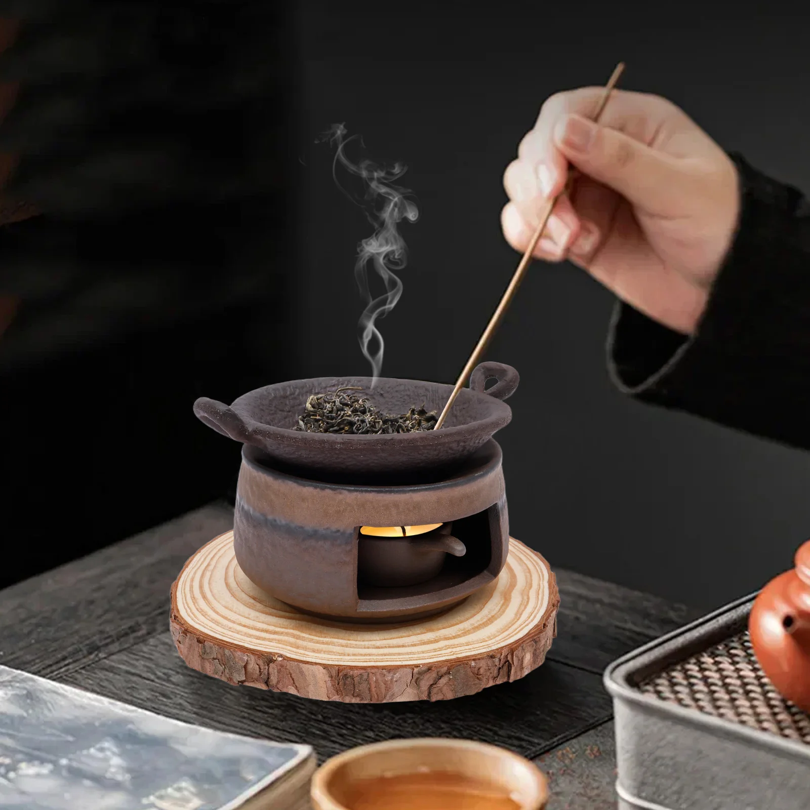 Ceramic Aromatherapy Stove Ess - Home Fragrance Set ulasan dan harga