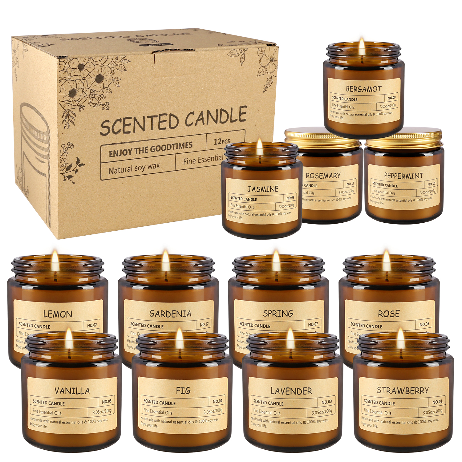 12 sachet scented candles with - Home Fragrance Us ulasan dan harga