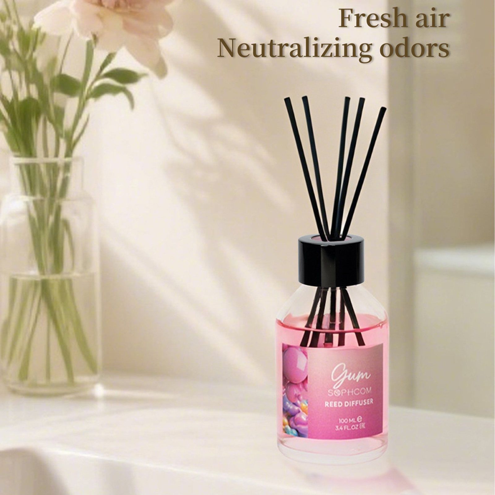 100ml Floral Fruity Reed Diffu - Home Fragrance Set ulasan dan harga